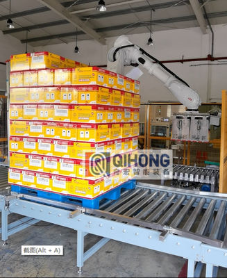 4 Axes Robot Palletizer, Floor Style, Simple Operation, 4KW
