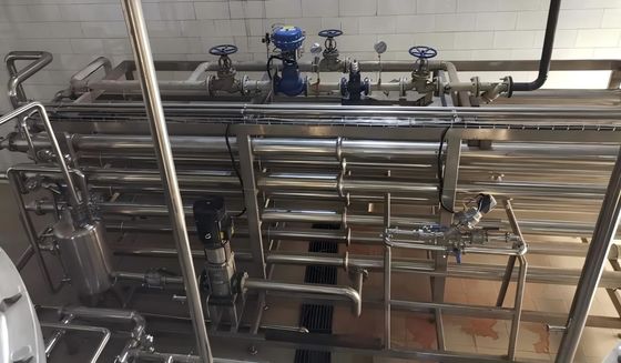 Tube In Tube Heating Sterilizing System From 1 Ton / Hour To 15 Tons / Hour