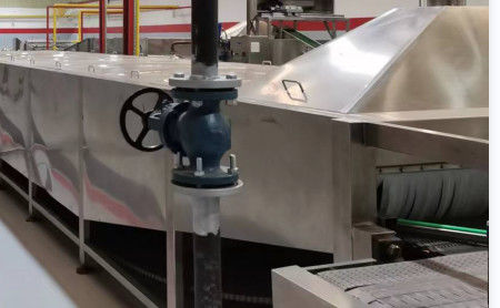 Continuous Tunnel Pasteurizing Equipment,100-1000cans/min For Psteurizing Canned Food