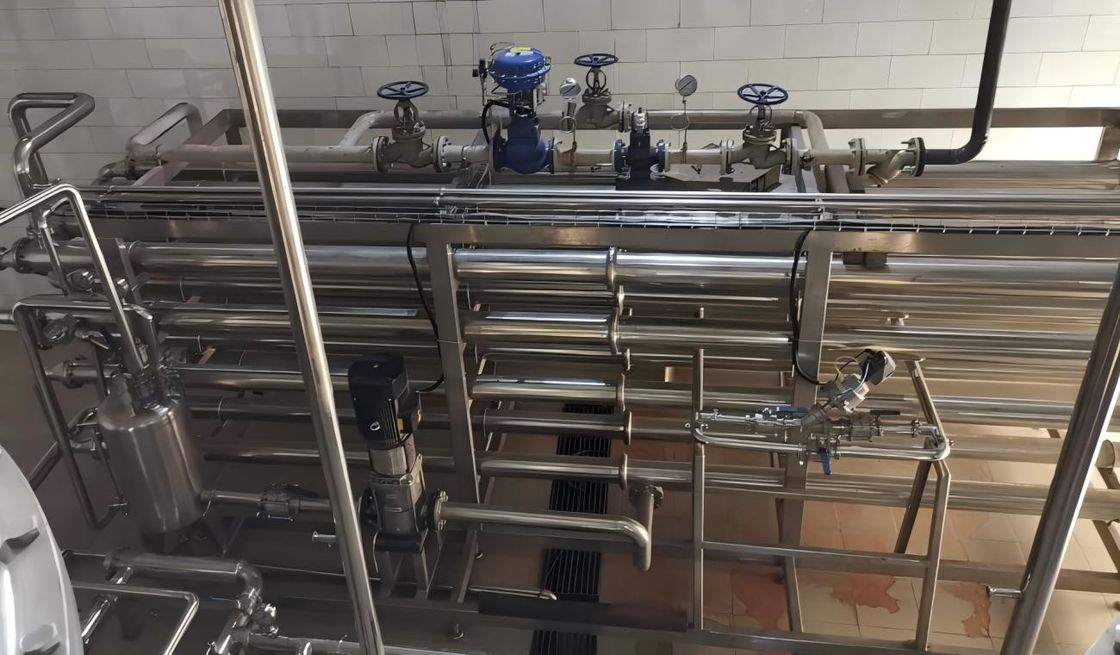 Tube In Tube Heating Sterilizing System From 1 Ton / Hour To 15 Tons / Hour